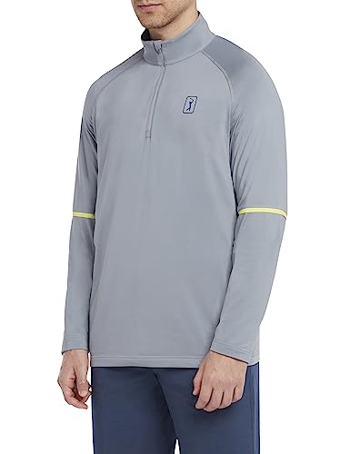 Sudadera PGA TOUR de hombre con cremallera que evita el sudor y protege del frío