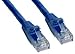 AMPHENOL CABLES ON DEMAND MP-64RJ45UNNB-018 Network Cable, Cat6, RJ45 Plug, RJ45 Plug, 18 ft, 5.49 m, Blue (1 piece)