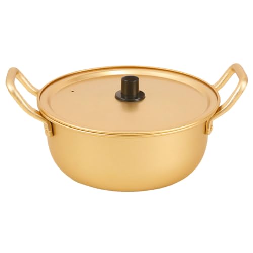 Loigohon �؍����A���~���[������ 18cm �W�t���Γ�X�[�v�|�b�g�A�n���h���t���ψ���M �A���~�j�E�������� �|���ȒP �ƒ�p�C���X�^���g���[����������