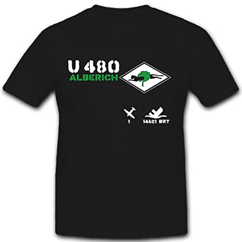 T-shirt Vii C Alberich U 480 noir grande taille XXXXXL camouflage
