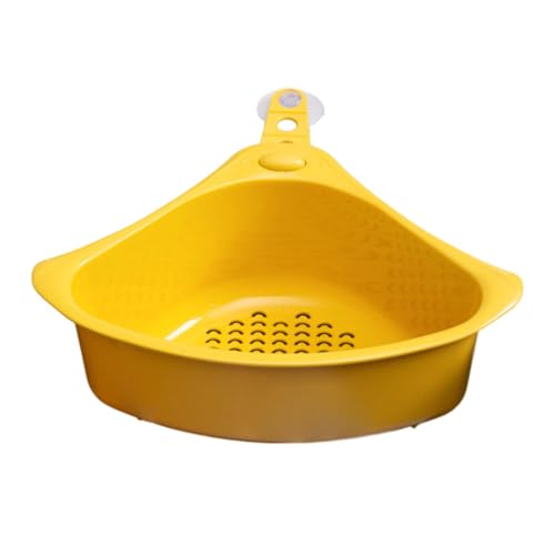 Cesto Colador Triangular para Fregadero de Cocina 10.23x6.33x3.62 pulg