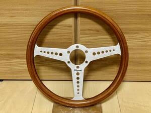 Amazon.co.jp: MOMO Daytona ウッド ステアリング フラットスポーク 