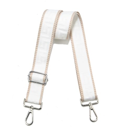 Image of Wide Purse Strap Replacement Crossbody Canvas Shoulder Bag, Universal Adjustable Straps for Bags(55 inchLong)