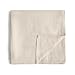 Mushie Muslin Baby Swaddle Blanket | 100% Organic Cotton (Fog)