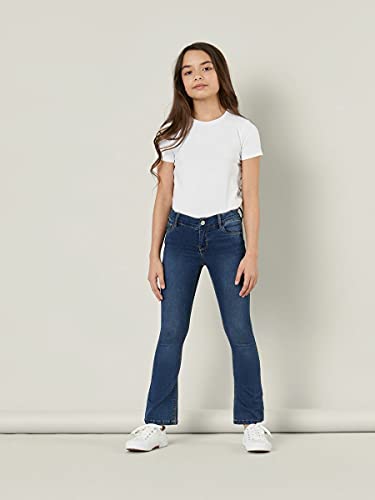 Pantalones vaqueros Name It NKFPolly Dnmindigo para niñas con corte bootcut 7