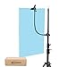 Konseen Photo Studio Light Stand Background Holder U+C-Type Heavy Duty Clamp Clip with Flexible Long Arms Gooseneck,Reflector Camera Mounting Devices Accessories