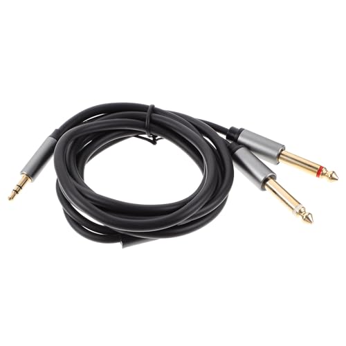 Cable divisor de audio 5mm a doble 6.5mm, 1.5m miniatura 1