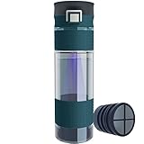GOSOIT Purificador de filtro de agua UV para senderismo, camping, botella de filtración de agua para viajes, deportes, purificador de agua ultrafiltración para emergencia