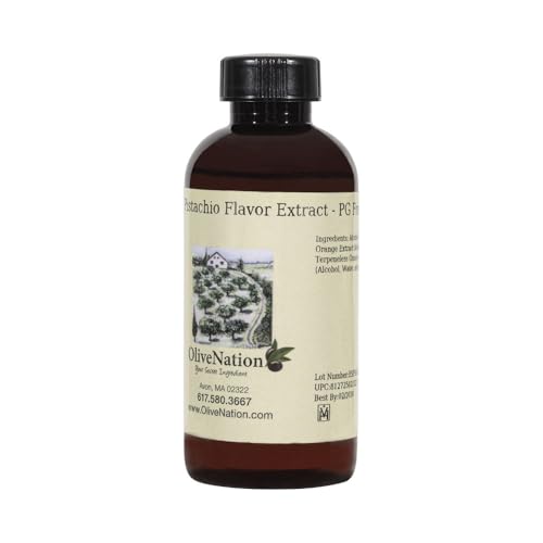 OliveNation Pistachio Flavor Extract PG Free, Natural - 32 fl oz