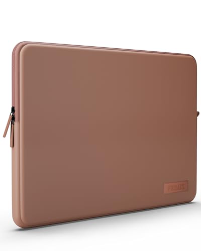 Image of FEDUS MONARC Designer Premium Vegan Leather Laptop Sleeve Bag Case 14 inch, Shockproof Office Laptop Cover Pouch Accessories Carrying Bag for MacBook, HP, Dell, Lenovo, Asus for Men & Women