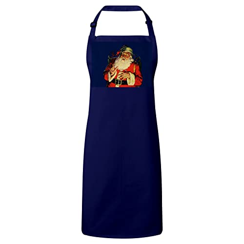 Tablier de cuisine Père Noël rétro, le cadeau vintage idéal pour les passionnés de cuisine