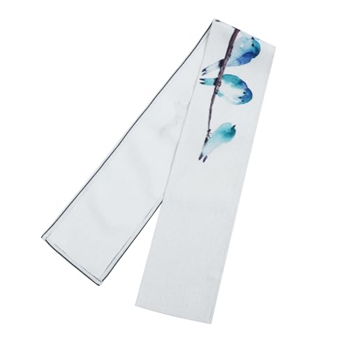 Housse de piano 88 touches Gatuida en coton-lin blanc pour protection instrument