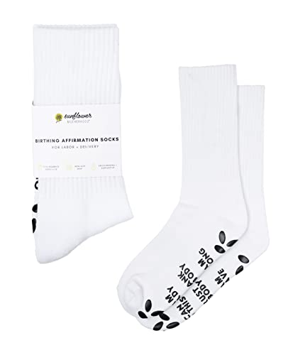 Affirmation Hospital Socks For Labor and Delivery - Non Skid Grip Socks For Moms 7