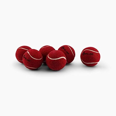 Splay Cricket Ball Perfect for Tennis Practice | Fine Quality Solid Hard Core Pressure less Ball | Soft Rubber Tennis Balls Perfect for Beginners Indoor & outdoor Practice, Consistent Bounce (Red Color) Cover