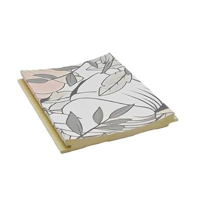 NovaGrid Panel 2PCS 3D Groove Texture Panel Sound Insulation Flat Noodles Wall Panel Solid Core Design, Suitable for Interior Decoration118"x5.11" (Floral Branch)