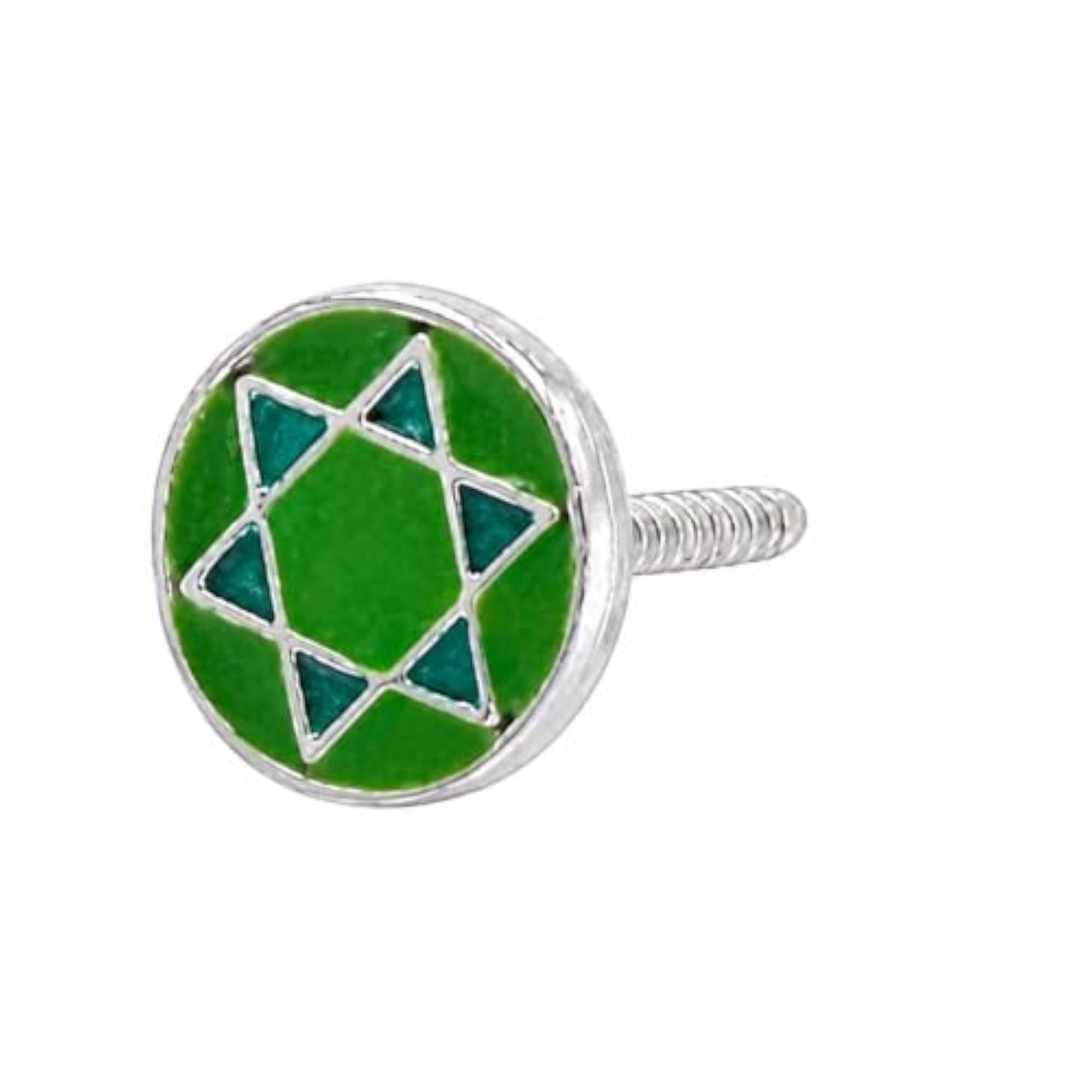Women's 925 Sterling Silver Trendy Antique Multicolor Nose Pin