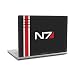 Head Case Designs Officially Licensed EA Bioware Mass Effect N7 Logo Graphics Vinyl Sticker Skin Decal Cover Compatible with Microsoft Surface Book 2