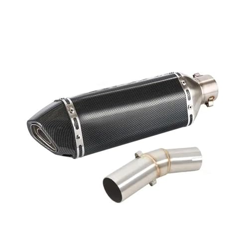 Tuyau d'échappement de précision pour Kawasaki ER6F 2006-2011 avec silencieux modulable
