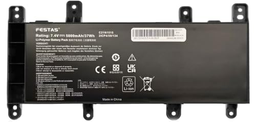 Batterie C21N1515 pour Asus X756U en panne de charge autonome