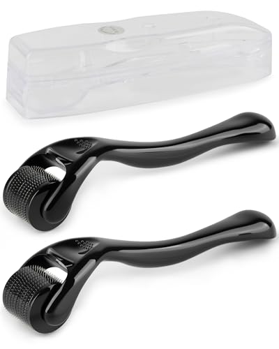 【Set da 2 con due lunghezze di aghi】 Questo set offre due dermaroller con diverse lunghezze di aghi (0.5 mm e 1.0 mm). In questo modo, puoi scegliere l'intensità più adatta in base all'area di applicazione (es. viso o corpo) e personalizzare la tua routine di cura personale.