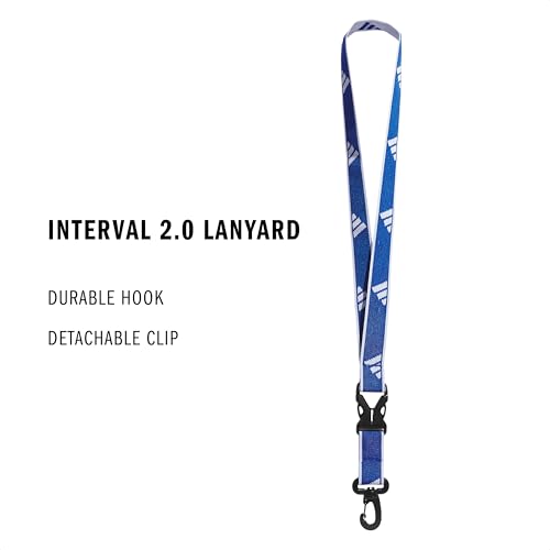 Image of adidas Unisex Adult Lanyard for Keys, ID Badge Holder, Keychain with Breakaway Buckle