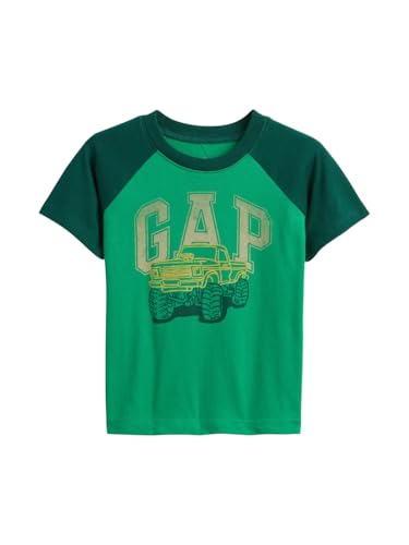 Image of Gap Baby Boys' Short Sleeve Raglan Logo Tee