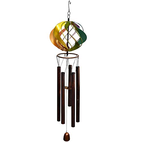 Gift Boutique Tuned Windchime Metal Large Capiz Outdoor Garden Patio Porch Backyard Chime