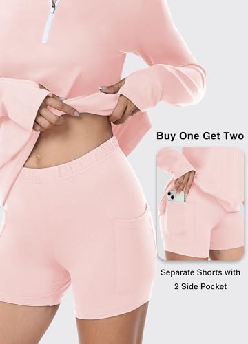 Image of Hiverlay Tennis Dresses for Women with 2 Pockets Built in Shorts UPF 50+ Golf Dress Workout Athletic Dresses