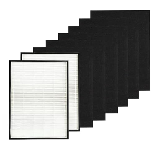 Filtre purificateur d'air Kenmore charbon actif et HEPA H13 anti odeurs pour chambre lot de 2