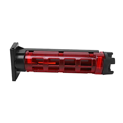 Support de canne à pêche rouge vertical avec base pour boîte et accessoires