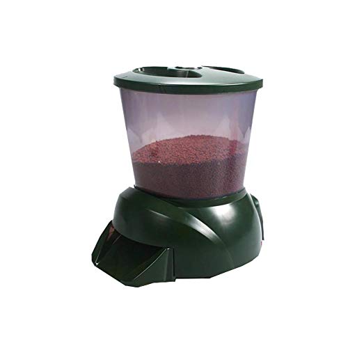 ehind Fish Feeder Dispensador de Comida gráfico de Cristal líquido Calendario dispensador quantitatif de depósito de Peces Tanque de Peces quantitatif 4.25l