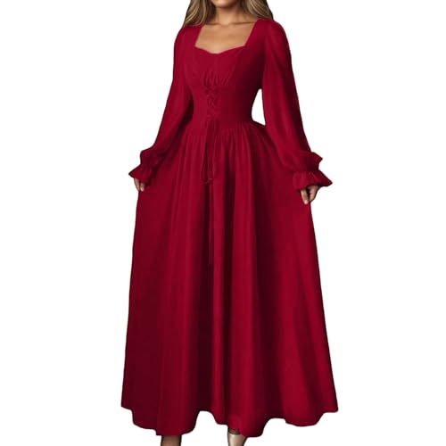 Robe longue en mousseline de soie élégante à manches longues pour femme