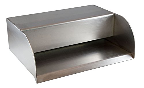 Picard 12" Cascading Scupper Spillway Trough Wall Mount For Pools, Ponds, Fountains & Water Features - Stainless Steel #TOP22