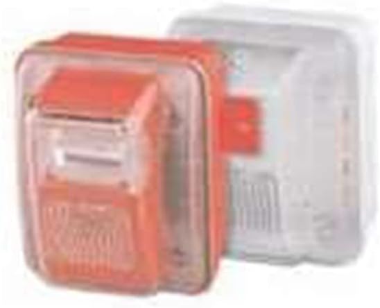 Gentex WGEC24-75WW 24VDC Outdoor Horn & Strobe Combination Kit - Off-White Faceplate