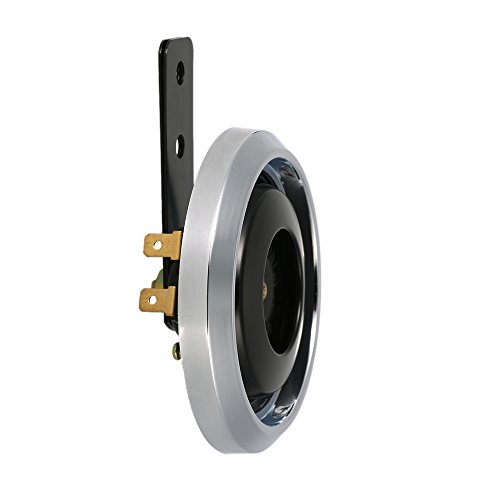 mewmewcat Buzina elétrica alta para motocicleta à prova d'água universal DC 12V 1.5A 105dB