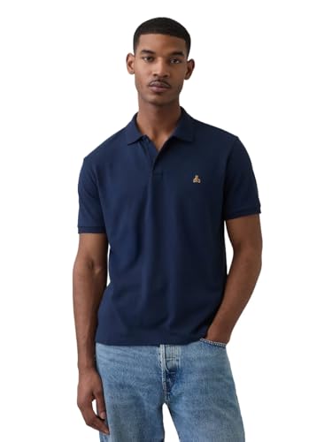 GAP Mens Bear Logo Polo Tapestry Navy Medium