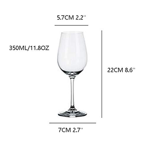Verres à vin rouge en cristal ensemble de tasses multicolores durables - 5