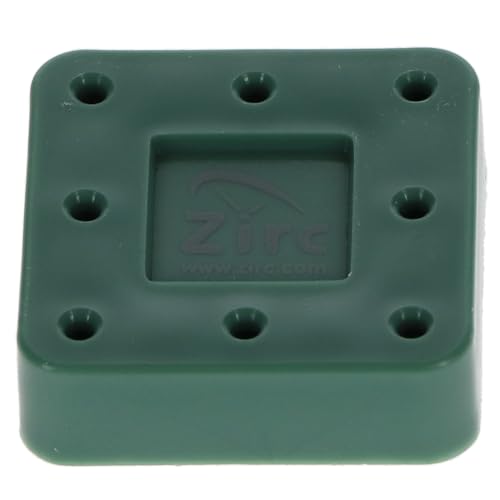 Zirc Dental 50Z400D Magnetic Bur Block 8-Hole Microban Green