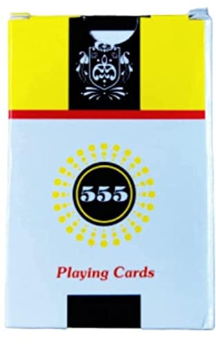 R.S.Magic Tricks 555 Marked Deck Cheating Playing Cards Paper Card Magic Black Non Plastic (For Teen)