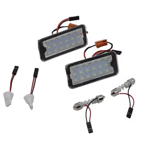 Luces para matrícula Fiat 500 2007-2016 Kit OEM 51800482 Coche 2