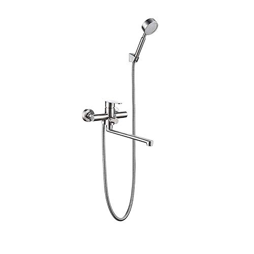 Ensemble de robinet de douche double fonction en chrome brillant durable