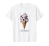 Yo Grito Divertido Fantasma De Helado Halloween Camiseta