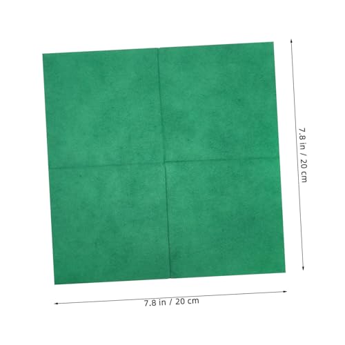 Serviettes en pâte de bois Mipcase vertes douces et absorbantes haut de gamme - 7