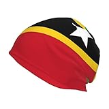 Beanie Bandera De San Cristóbal Y Nieves Gorro Invierno Clásico Termicos Cálido Gorra para Exteriores Hombre Adulto