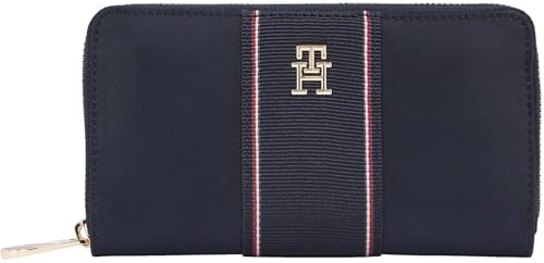 Tommy Hilfiger Damen Geldbörse Poppy mit Reißverschluss, Blau (Space Blue Corp), Einheitsgröße
