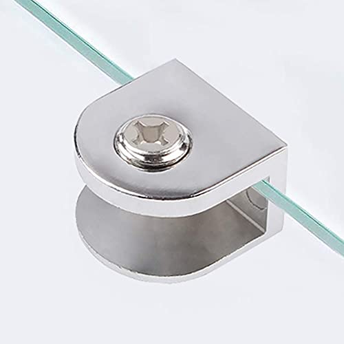 Pack of 12 Glass Clamp Adjustable Glass Holder, Strong Zinc Alloy Clamp Holder, Adjustable Glass Divider - Image 4