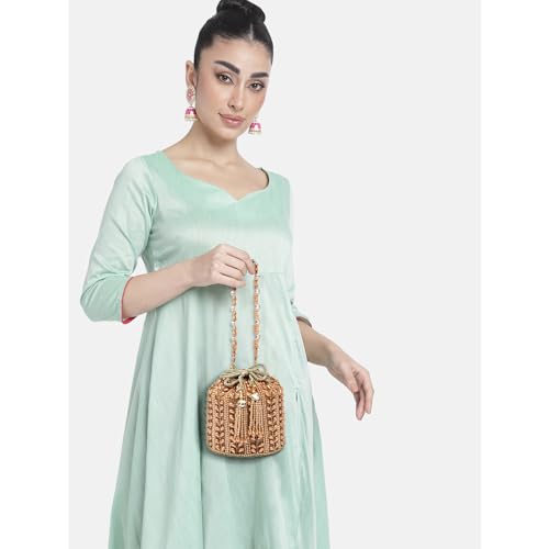 Image of Peora Malti Color Clutch Purses for Women Handmade Evening Handbags Bridal Clutch