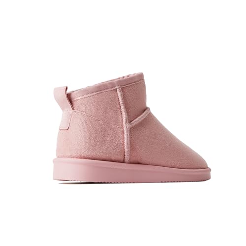 Image of FabKids Girls' Warm Fleece Lined Platform Snow Boots Non-Slip Ankle Winter Boots