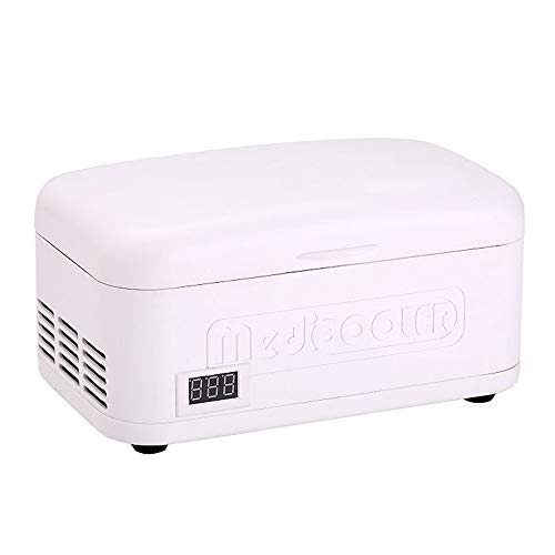 Medizin KüHlschrank Auto Und Steckdose, Tragbare Insulin-KüHlbox, MedikamentenküHler, Auto-KüHl- Und Gefrierkombination FüR Den AußEn- Und
