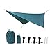 ZXSZX 210t wasserdichte Plane Zelt Schatten Im Freien Camping Hängematte Rain Fly UV Multifunktionale Campingbedarf Gartenmarkise Canopy Sunshade Ultraleicht VIIPOO,Blue